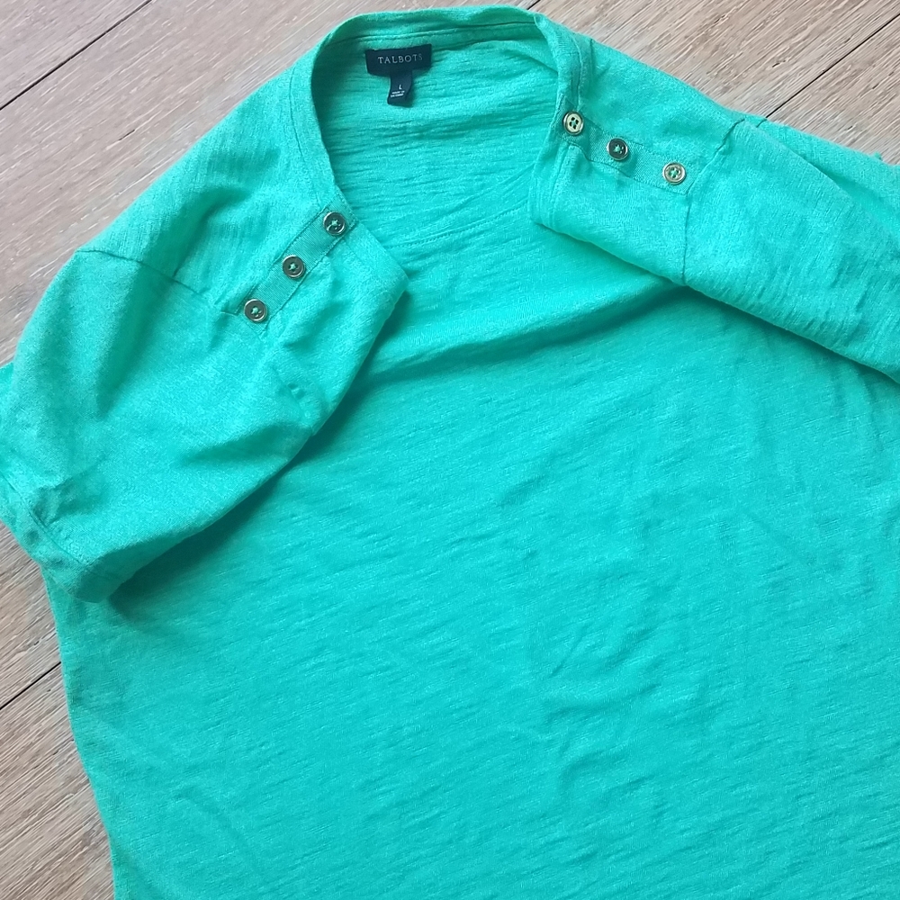 Talbots Short Sleeve Tee - Picture 3 of 10
